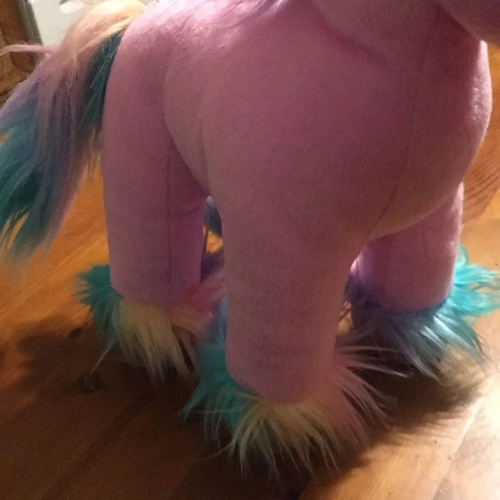 Build-A-Bear Pink Sparkly Fairy Unicorn Plush Toy